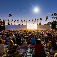 The Fairbanks Lawn at Hollywood Forever Cemetery, Los Ángeles, CA